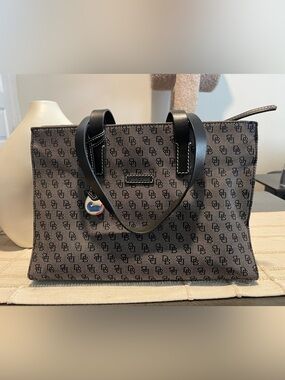 Vintage Dooney & Bourke Monogram Shoulder Bag